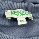 Tiger Embroidery Kenzo Graphic Sweatshirt - XS Navy Cotton