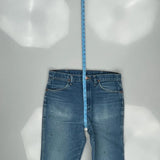 Wrangler Jeans - 33W 36L Blue Cotton