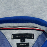 Tommy Hilfiger Polo Shirt - Large Blue Cotton