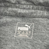 Puma Polo Shirt - Large Grey Cotton