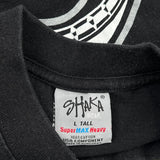 Sword And Shield Design Shaka Wear Graphic T-Shirt - Large Black Cotton