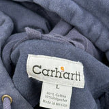 Carhartt Hoodie - Large Navy Cotton Blend