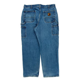 Carhartt Carpenter Jeans - 36W 30L Blue Denim