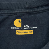 Carhartt T-Shirt - 2XL Navy Cotton