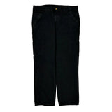 Brahma Cargo Trousers - 40W 31L Black Cotton