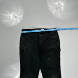 Carhartt Cargo Trousers - 34W 30L Black Cotton