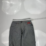 Savvy Graphic Carpenter Pants - 28W 30L Gray Cotton Blend