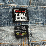 Vision Street Wear Jeans - 32W 31L Blue Cotton