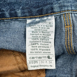 Carhartt Carpenter Pants - 30W 34L Blue Cotton