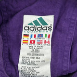 Adidas Equipment Polo Shirt - Small Purple Cotton