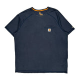 Carhartt T-Shirt - XL Navy Cotton