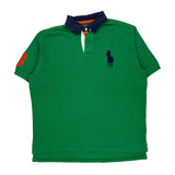 Big Pony Polo By Ralph Lauren Polo Shirt - 2XL Green Cotton