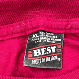 Parks & Recreation Department Fruit Of The Loom Single Stitch T-Shirt - XL Red Cotton Blend