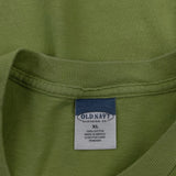90S Blank Old Navy T-Shirt - XL Green Cotton