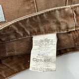 Carhartt Double Knee Carpenter Pants - 29W 31L Brown Cotton