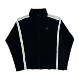 Nike Track Jacket - Small White Polyester