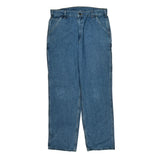 Carhartt Double Knee Carpenter Pants - 36W 34L Blue Cotton