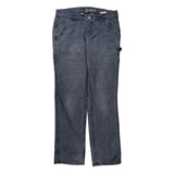 Carhartt Carpenter Trousers - 32W UK 12 Grey Cotton