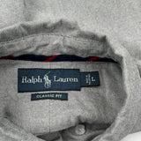 Ralph Lauren Shirt - Large Grey Cotton