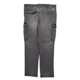 Carhartt Cargo Trousers - 36W 32L Grey Cotton