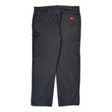 Dickies Carpenter Pants - 37W 32L Black Cotton