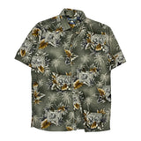 Campia Tall Hawaiian Shirt - Large Multicoloured Viscose