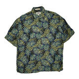 Campia Hawaiian Shirt - Large Green Viscose