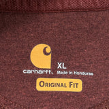 Vintage Carhartt Hoodie - XL Red Cotton