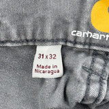 Carhartt Trousers - 32W 24L Grey Cotton