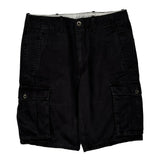 Levis Cargo Shorts - 32W 10L Black Cotton