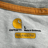 Relaxed Fit Carhartt T-Shirt - Large Grey Cotton