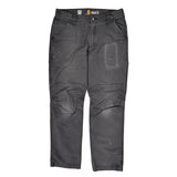 Carhartt Carpenter Trousers - 33W 32L Grey Cotton