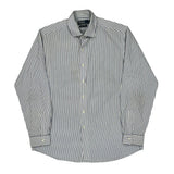 Polo By Ralph Lauren Striped Shirt - Large Blue Cotton