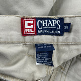 Chaps Ralph Lauren Cargo Shorts - 36W 9L Beige Cotton