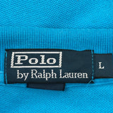 Polo By Ralph Lauren Polo Shirt - Large Blue Cotton