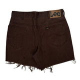 Lee Denim Shorts - 30W US 6 Brown Denim
