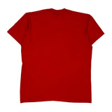 Made In USA Single Stitch Fruit Of The Loom Graphic T-Shirt - Large Red Cotton Blend