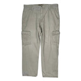 Wrangler Cargo Trousers - 36W 30L Beige Cotton