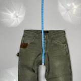 Rustler Carpenter Trousers - 36W 30L Grey Cotton