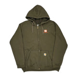 Carhartt Hoodie - XL Green Cotton