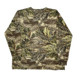 Paramount Outdoors Camo Long Sleeve T-Shirt - 2XL Khaki Cotton