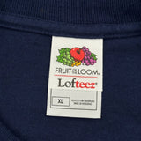 David Reutimann Fruit Of The Loom Nascar T-Shirt - XL Navy Cotton