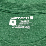 Carhartt Long Sleeve T-Shirt - Medium Green Cotton