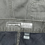 Carhartt Carpenter Trousers - 34W 34L Grey Cotton