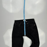 501 Levis Jeans - 32W 30L Black Cotton