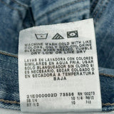 Wrangler Carpenter Shorts - 35W 10L Blue Cotton