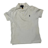 Age 6 Polo By Ralph Lauren Polo Shirt - Small White Cotton