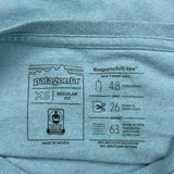 Responsibili-Tee Patagonia Graphic Long Sleeve T-Shirt - XS Blue Cotton Blend