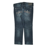 Affliction Contrast Stitch Jeans - 38W 31L Dark Wash Denim