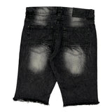 Hip Hop Southpole Denim Shorts - 32W 13L Black Cotton